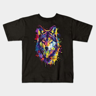 Wolf Rehabilitation Success Kids T-Shirt